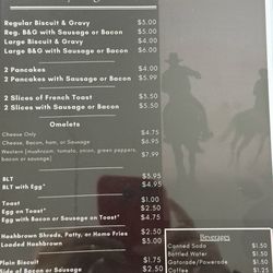 Stockyard Cafe - Menu 2026 January