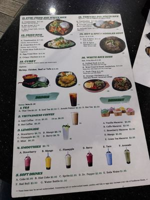 Menu photo 6 Camelback Pho Phoenix, AZ
