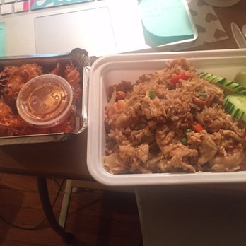 Enthaice Thai Kitchen - Shrimp fried rice and shrimp appetizer yummyyyyyyy - Thai Near Me - Astoria, New York