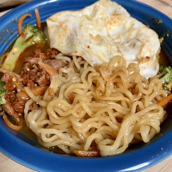 Bulgogi Korean BBQ - Spicy pork ramen with a fried egg - Korean Near Me - Conway, Arkansas Bulgogi Korean BBQ - Spicy pork ramen with a fried egg - Korean Near Me - Conway, Arkansas