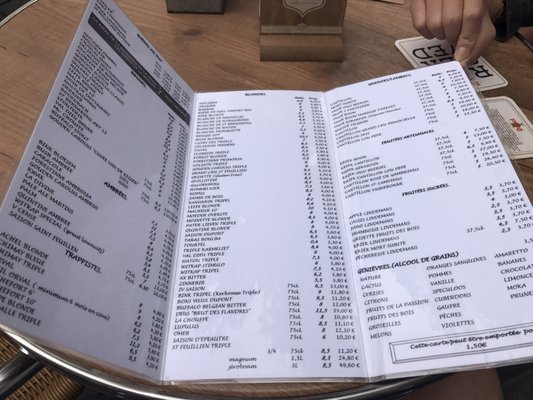Menu photo 5 Le Poechenellekelder Brussels, BRU Menu photo 5 Le Poechenellekelder Brussels, BRU
