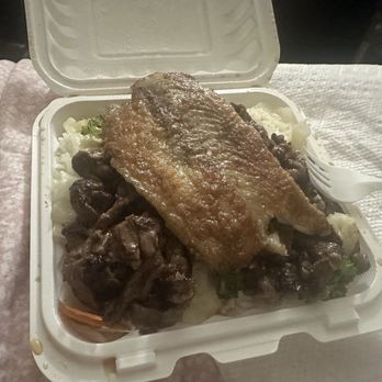 Teriyaki Express - AMAZING! Fish and BEEF!!! cabbage, rice?!?!? 12$ ?!?? Super delicious super amazing value and amazing food. - Fast Food Near Me - Gaithersburg, Maryland Teriyaki Express - AMAZING! Fish and BEEF!!! cabbage, rice?!?!? 12$ ?!?? Super delicious super amazing value and amazing food. - Fast Food Near Me - Gaithersburg, Maryland