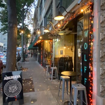 Aburaya - Entrance, line gets long at pick time so order online for pick up - service is fast - Izakaya Near Me - Oakland, California Aburaya - Entrance, line gets long at pick time so order online for pick up - service is fast - Izakaya Near Me - Oakland, California