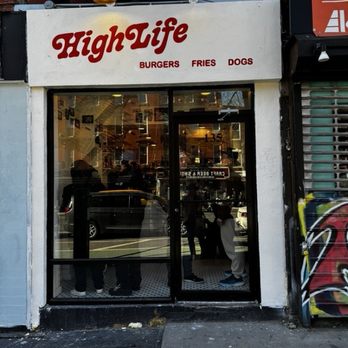 HighLife Burger - Small, not much seating but great burgers - Hot Dogs Near Me - New York, New York