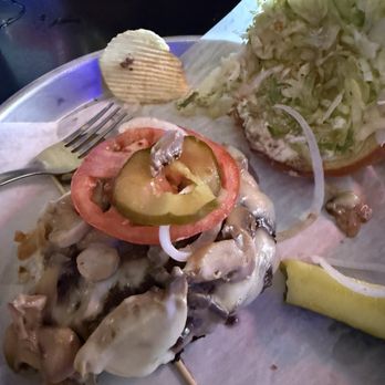 The Thurman Cafe - Mushroom cheese burger sans carbs - Bars Near Me - Columbus, Ohio