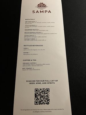 Menu photo 1 Sampa Los Angeles, CA