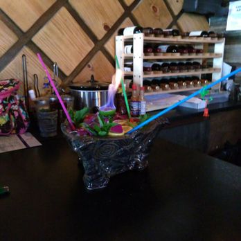 Flask & Cannon - Scorpion Bowl for 4!! - Cocktail Bars Near Me - Jacksonville Beach, Florida