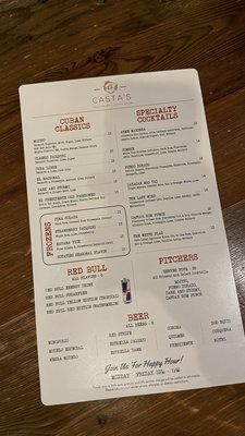 Menu photo 4 Casta's Rum Bar Washington, DC, DC