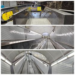 MARTA - Peachtree Center Station - 7'29'2024 Boy, does this station bring me so much anxiety w this loud, steep escalator.