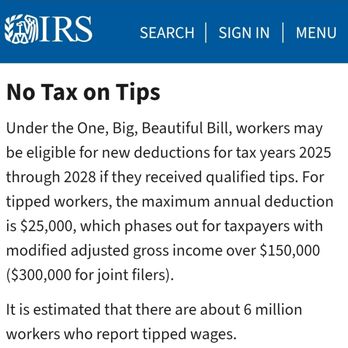 Pacific Tax Professionals - No tax on tips earned! For tax years 2025 thru 2028. - Tax Services Near Me - Long Beach, California Pacific Tax Professionals - No tax on tips earned! For tax years 2025 thru 2028. - Tax Services Near Me - Long Beach, California