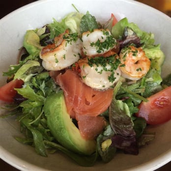 Jane - Smoked salmon and grilled shrimp salad - New American Near Me - Santa Barbara, California Jane - Smoked salmon and grilled shrimp salad - New American Near Me - Santa Barbara, California