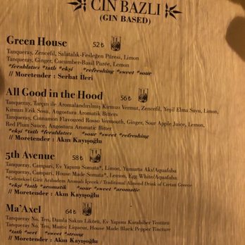 Moretenders' Cocktail Crib - Cocktail Menu - Cocktail Bars Near Me - Istanbul, 34