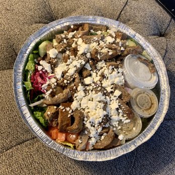 Med Mix - Gyro Salad - Mediterranean Near Me - Seattle, Washington