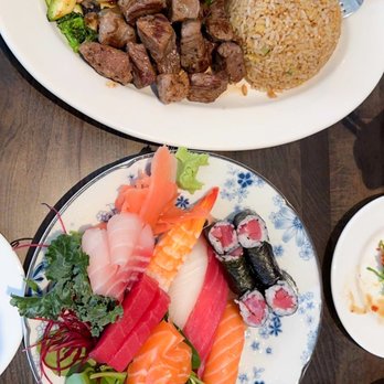 AMA Sushi - Steak Hibachi and Rice with one of the Sushi entree - Sushi Bars Near Me - Edina, Minnesota