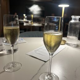 Complementary Prosecco for our anniversary