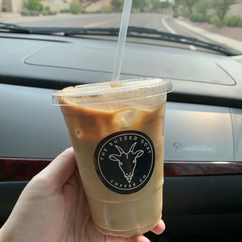 The Buzzed Goat - Iced oat milk latte - Coffee & Tea Near Me - Phoenix, Arizona