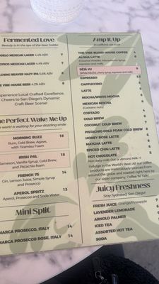 Menu photo 2 The Vibe San Diego, CA