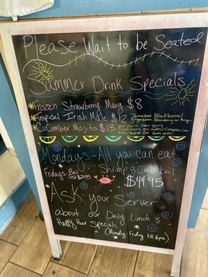 Menu photo 1 Hurricane Patty's St. Augustine, FL