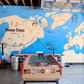 Away Days Brewing - great mural - Breweries Near Me - Portland, Oregon Away Days Brewing - great mural - Breweries Near Me - Portland, Oregon