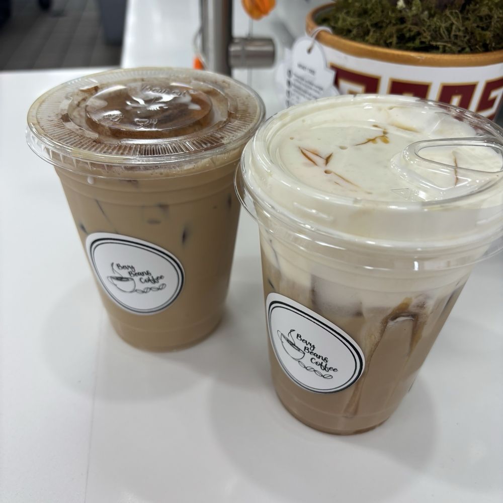 Bevy Beans Coffee - Spanish latte and ice salted caramel latte - Coffee & Tea Near Me - Chino, California