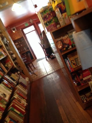 Between the Covers Bookstore and Bruno Cafe by null