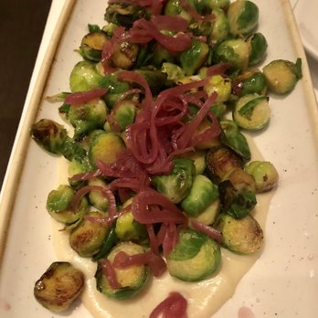 Ristorante TOSCA - Brussel sprouts side with parsnip puree - Italian Near Me - Washington, DC, District of Columbia Ristorante TOSCA - Brussel sprouts side with parsnip puree - Italian Near Me - Washington, DC, District of Columbia