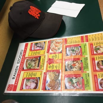Ezogiku - Front page menu - Ramen Near Me - Aiea, Hawaii
