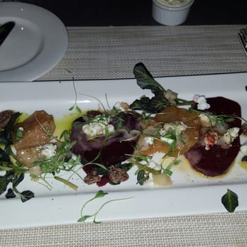 360 Restaurant - Beet salad - small portion but every bite was delicious. - Canadian (New) Near Me - Toronto, Ontario
