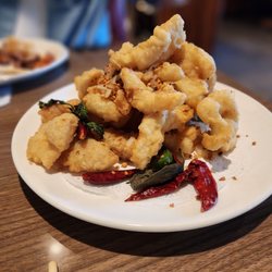 Taba Taba China Bistro - Fried fish fillets - the ingredients chopped garlic and jalapeno really added so much flavor