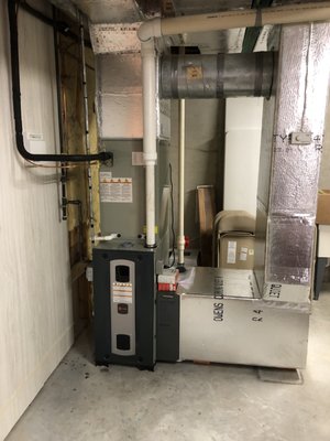 Precision plumbing heating and air conditioning Logo