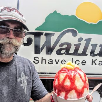 Wailua Shave Ice - Lonny (@donutduster) with a delicious shave ice with strawberry puree topping with natural juices and pineapple chunks! - Shaved Ice Near Me - Kapaa, Hawaii Wailua Shave Ice - Lonny (@donutduster) with a delicious shave ice with strawberry puree topping with natural juices and pineapple chunks! - Shaved Ice Near Me - Kapaa, Hawaii