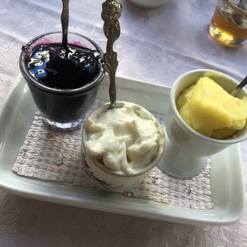 Enchanted Rose Tea Parlour - blueberry jam, devonshire cream and lemon curd - Coffee & Tea Near Me - San Dimas, California Enchanted Rose Tea Parlour - blueberry jam, devonshire cream and lemon curd - Coffee & Tea Near Me - San Dimas, California