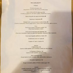 Moltivolti - Summer menu