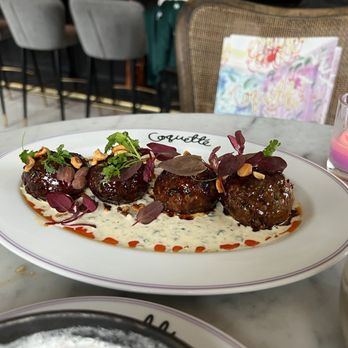 Coquette - Lamb meatballs - Breakfast & Brunch Near Me - Boston, Massachusetts