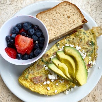 Fratelli Cafe - BYO omelette, Gluten free bread, fruit - Coffee & Tea Near Me - Los Angeles, California