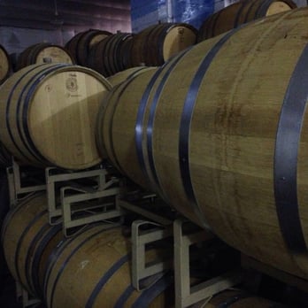 Scherrer Winery - Barrels all around the tasting room! - Wineries Near Me - Sebastopol, California