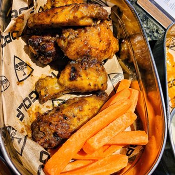 Topgolf - Chargrilled Wings!...Thumbs Up!! Seasoned and good flavor. - New American Near Me - Oxon Hill, Maryland Topgolf - Chargrilled Wings!...Thumbs Up!! Seasoned and good flavor. - New American Near Me - Oxon Hill, Maryland