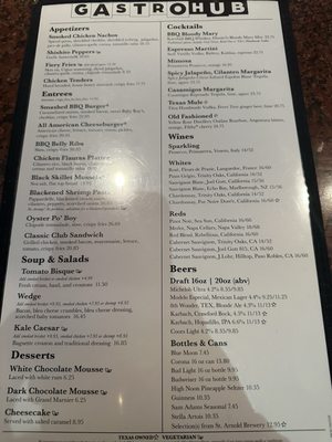 Menu photo 3 Gastrohub Houston, TX Menu photo 3 Gastrohub Houston, TX