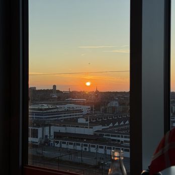 MASH Penthouse - View from our table by window at sunset. - Steakhouses Near Me - Copenhagen, 84