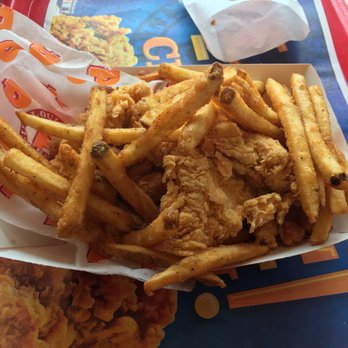 Popeyes Louisiana Kitchen - A box of dry tenders and under-seasoned fries. - Fast Food Near Me - Bastrop, Louisiana Popeyes Louisiana Kitchen - A box of dry tenders and under-seasoned fries. - Fast Food Near Me - Bastrop, Louisiana