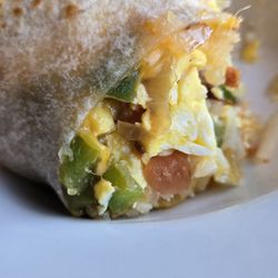 Two Barrels Taps + Grill - Breakfast burrito. Sorry forgot and started eating it before taking a picture