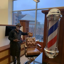 Maurice's barbers section, with a great view of Naperville. Maurice's barbers section, with a great view of Naperville.