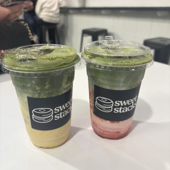 Sweet Stacks - Mango matcha & Strawberry matcha - Pancakes Near Me - Fort Worth, Texas