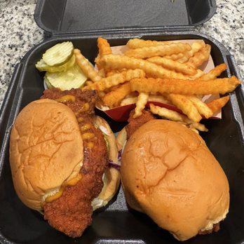 Dave's Hot Chicken - #Dave's #2 2 Sliders w/ Fries - Chicken Shop Near Me - Chandler, Arizona Dave's Hot Chicken - #Dave's #2 2 Sliders w/ Fries - Chicken Shop Near Me - Chandler, Arizona