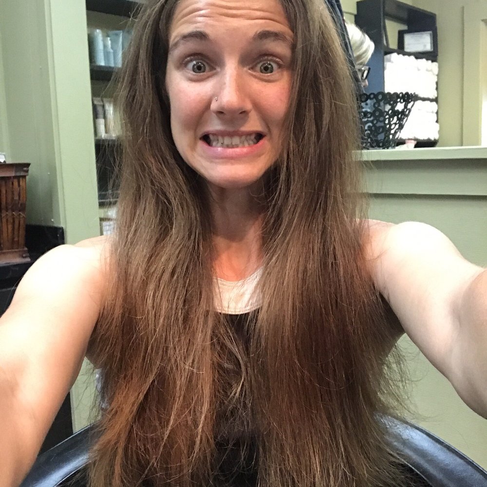 Bridge AVEDA Salon - Excited about donating my hair to Pantene! - Hair Salons Near Me - Chattanooga, Tennessee