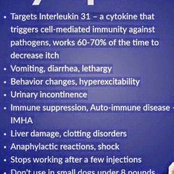 SimonMed Imaging - Rosie's immune system was compromised and became seriously ill after 1 Cytopoint inj for allergies