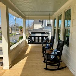 Mosaic Community Lifestyle Realty - Welcoming outdoor work and gathering areas.