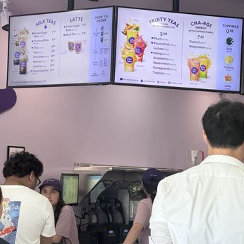 Chatime - Menu, front counter - Bubble Tea Near Me - Perry Hall, Maryland