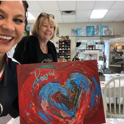 Shawnee Art Shed - Love painting w/Lorena!