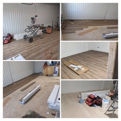 Weir Custom Contracting - Before: interior flooring install, trim and paint